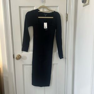 Lucy Paris Ribbed Bodycon Dress NWT